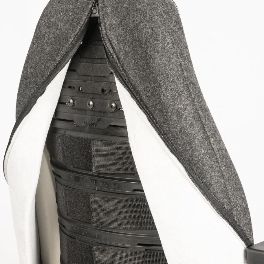 Ontdek de 4 spanbanden in de rug van Therapod bureaustoelen