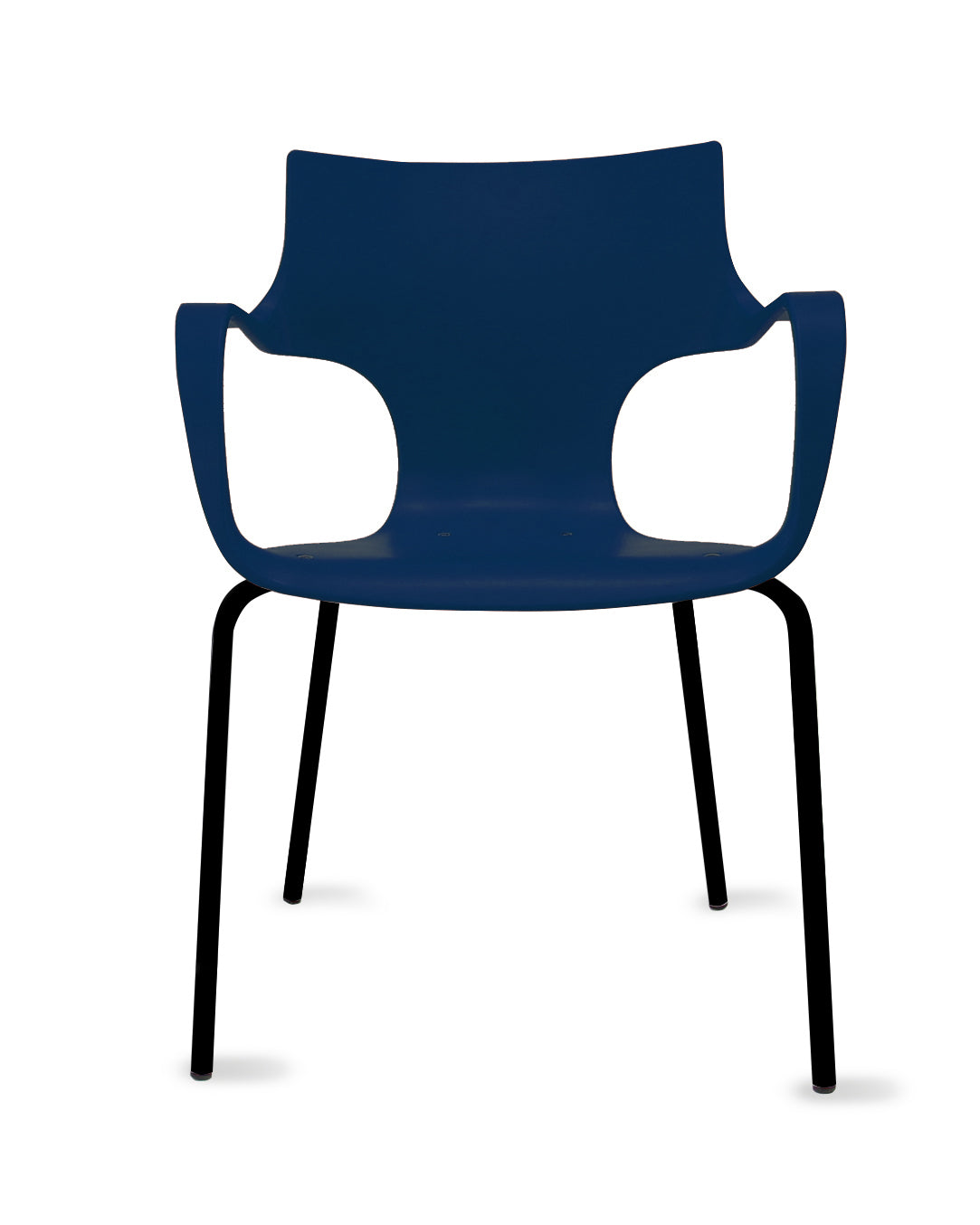 Workliving Jim Stoel - Navy - Zwart Onderstel
