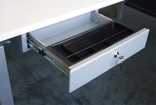 Persoonlijke Lade Wit met slot Wit