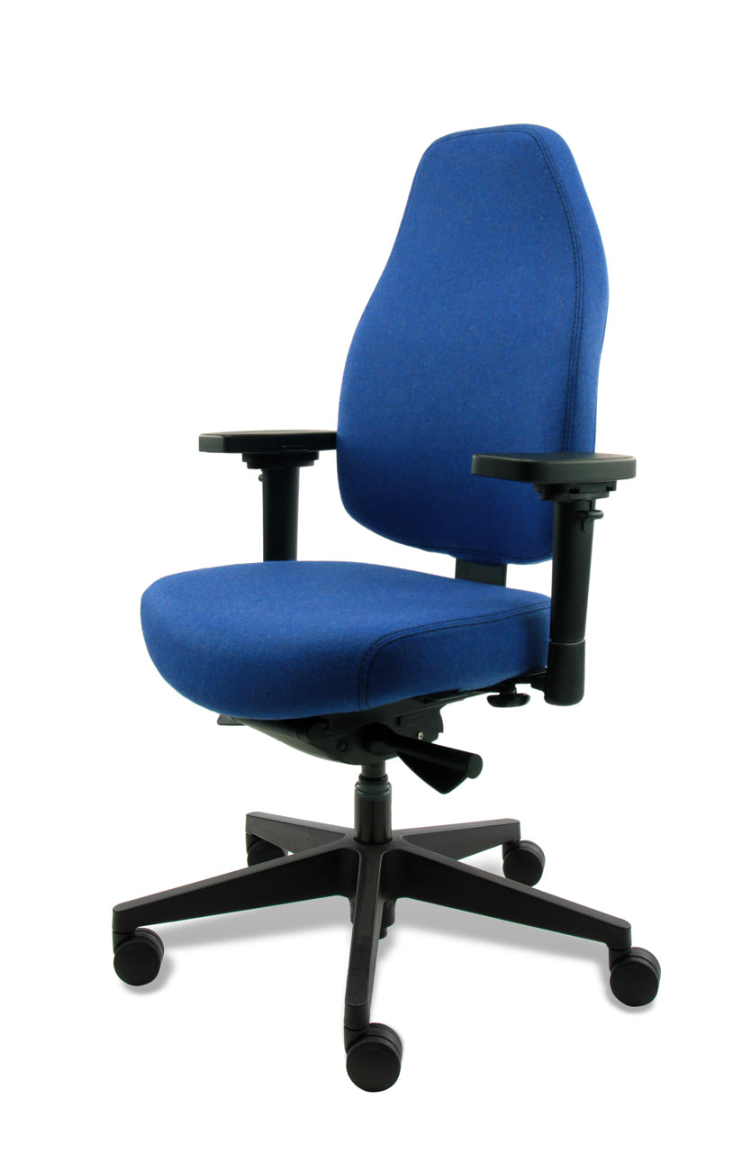 Sit And Move Therapod X Standaard - Blauw Wolvilt - Bureaustoel