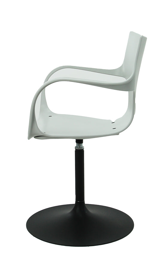 Sample Sale - Workliving Jim Stoel - Wit - Trompet Onderstel - Set van 5