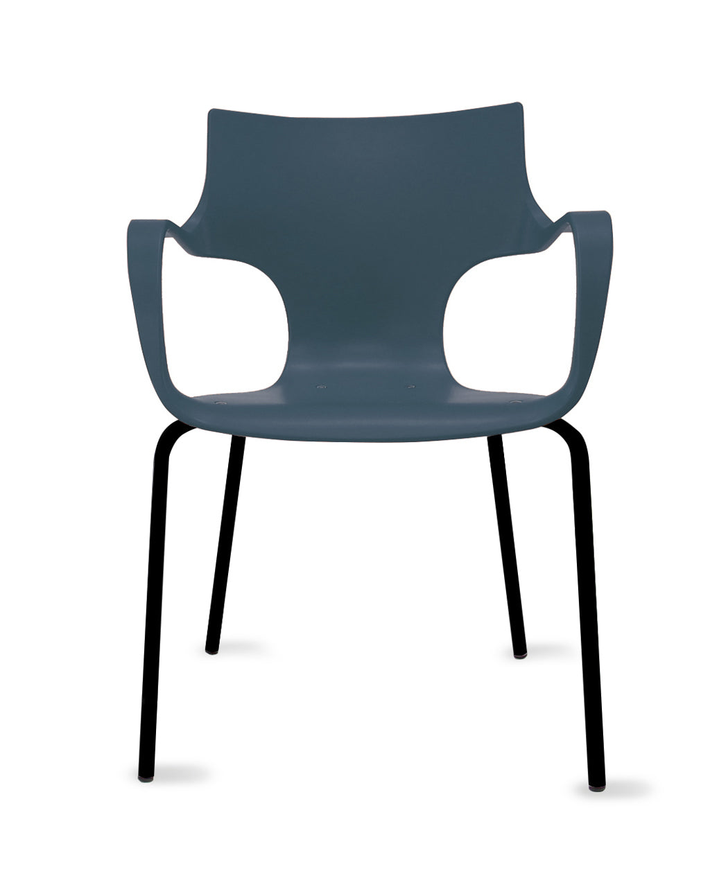 Workliving Jim Stoel - Antraciet - Zwart Onderstel