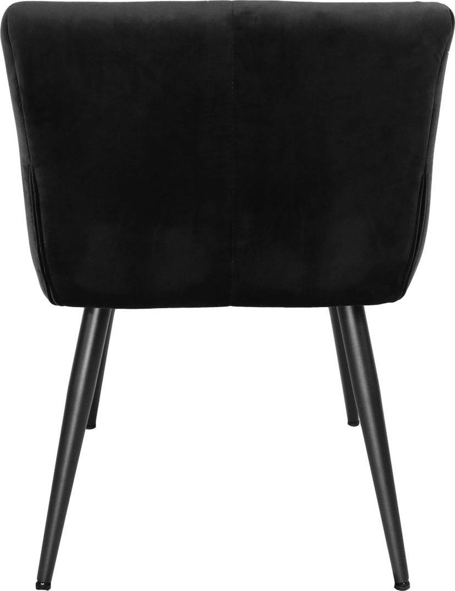Sample Sale - Kick Liv Eetkamerstoel - Velvet Zwart
