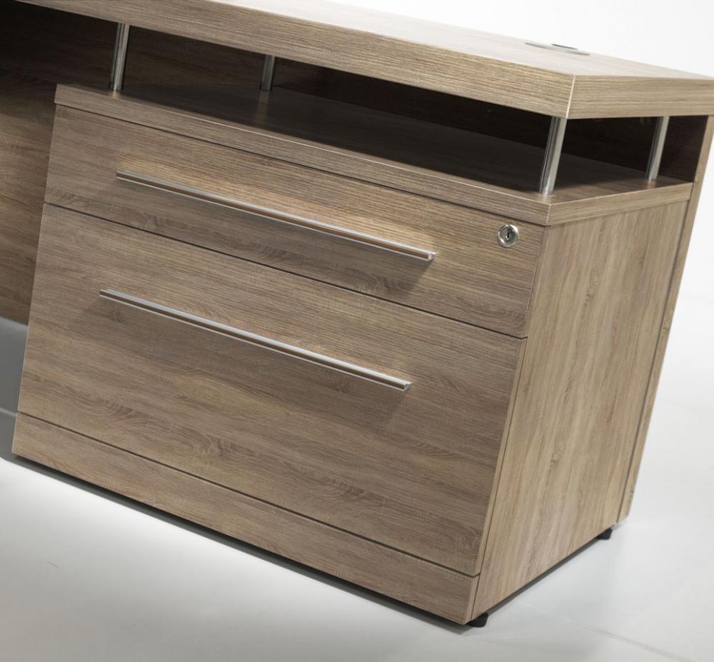 Manhattan L-Directiebureau Zuidas 230x172cm Robson Eiken