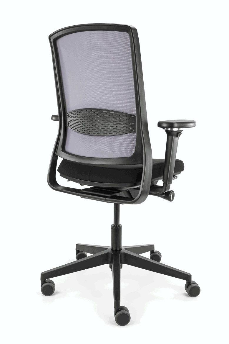 Refurbished Bureaustoel Gispen Zinn Smart Grijs