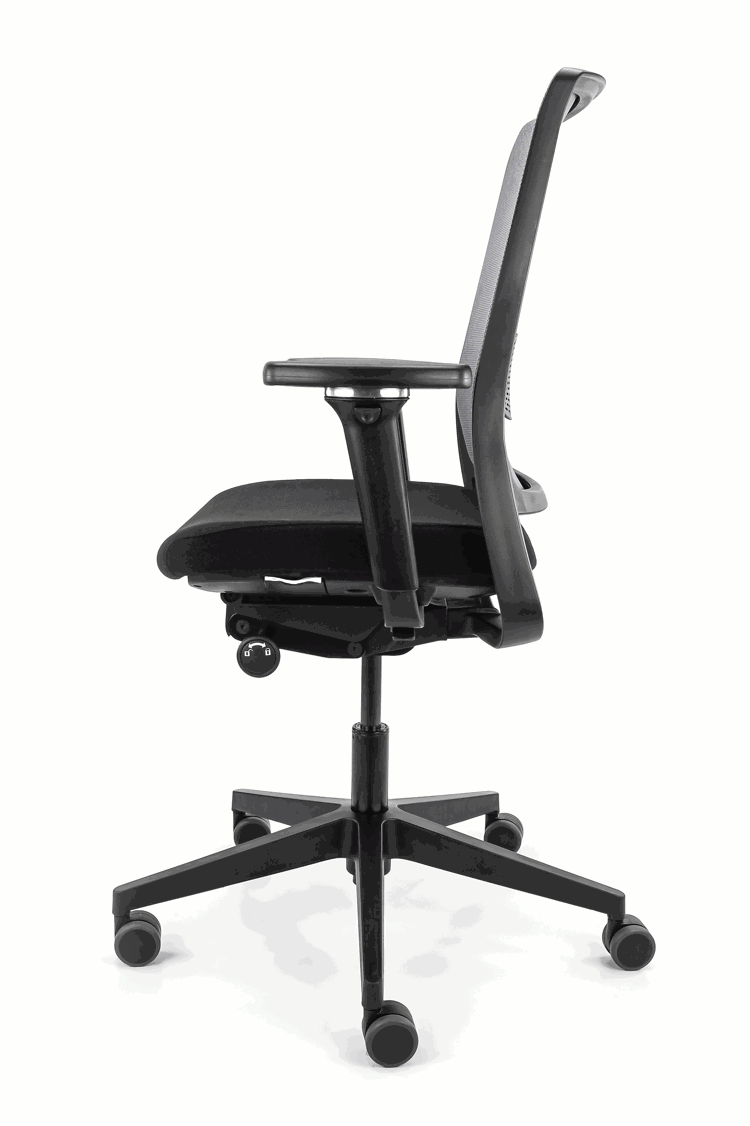 Refurbished Bureaustoel Gispen Zinn Smart Grijs NPR1813