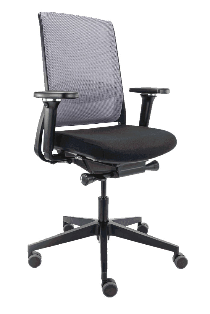 Refurbished Bureaustoel Gispen Zinn Smart Grijs