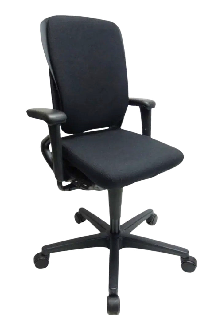 Refurbished Bureaustoel Ahrend 230 Hoge Rug Zwart / Zwart Ergonomisch Design