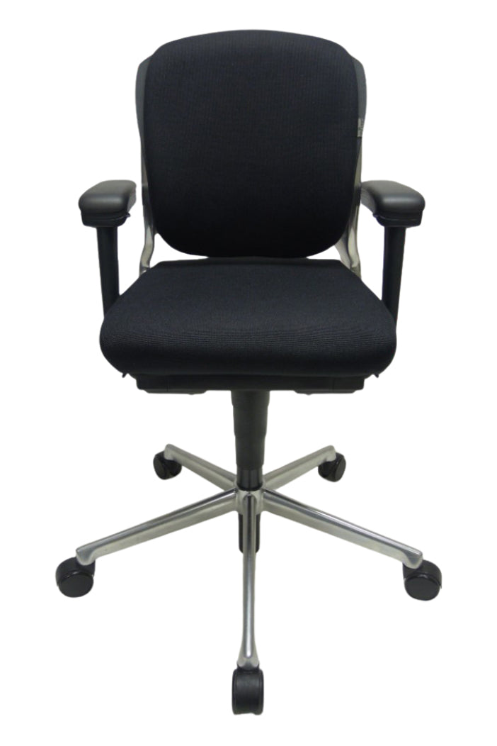 Refurbished Office chair Ahrend 230 Low Rug Black / Chrome