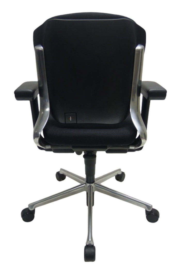 Refurbished Office chair Ahrend 230 Low Rug Black / Chrome