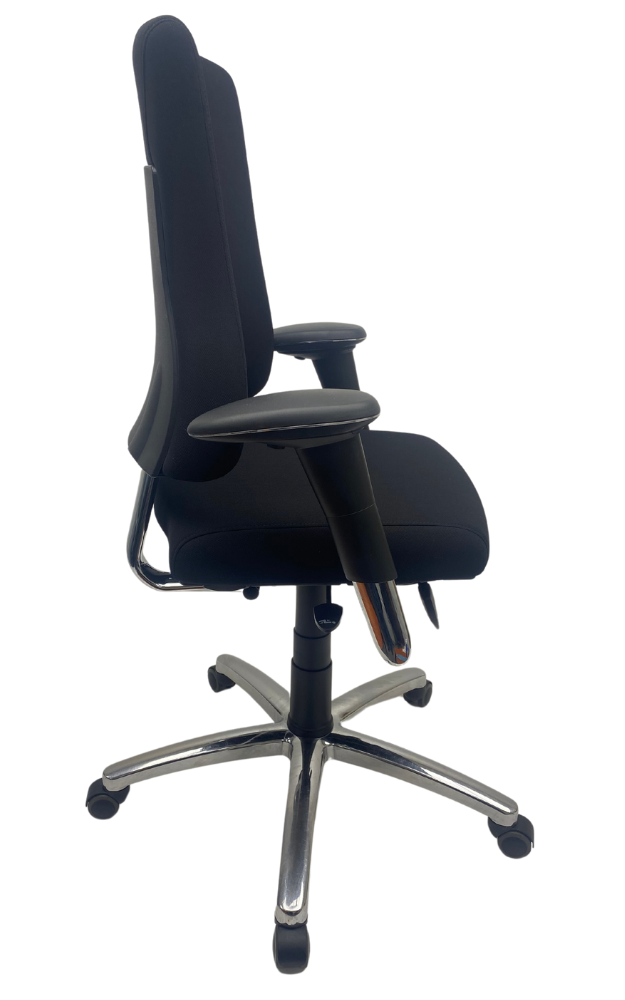 Refurbished Office chair BMA AXIA Pro Extra High Black / Chrome 4D NPR1813
