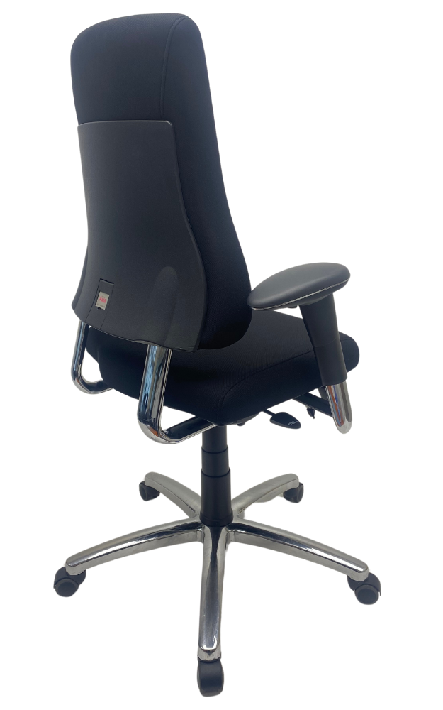 Refurbished Office chair BMA AXIA Pro Extra High Black / Chrome 4D NPR1813
