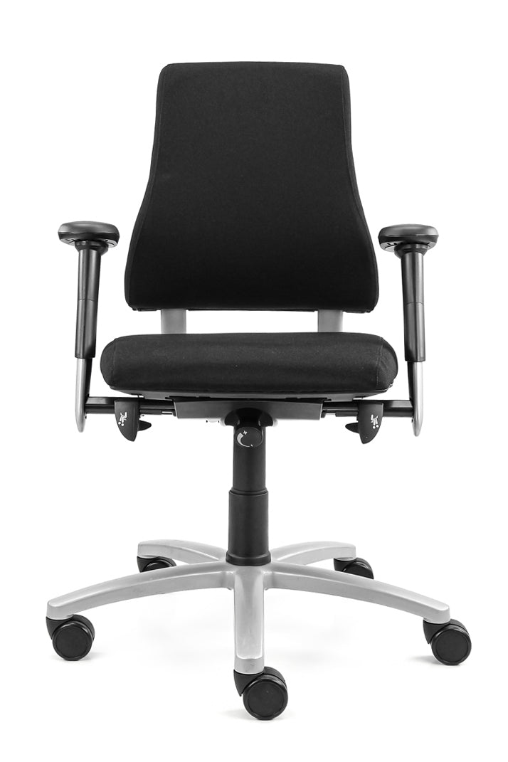 Refurbished Bureaustoel BMA Axia Extra hoog Zwart 4D