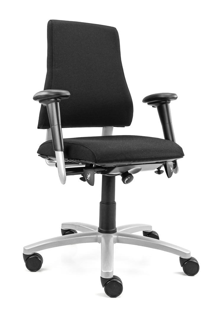 Refurbished Bureaustoel BMA Axia Pro Extra hoog Zwart 4D