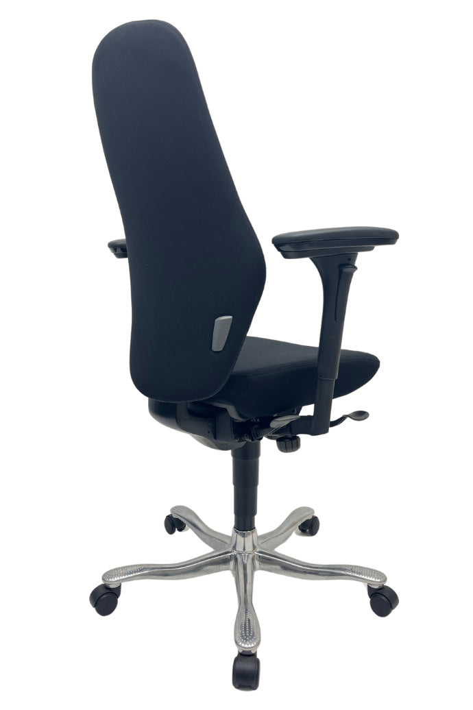 Refurbished Bureaustoel Kinnarps 6000 Freefloat Plus 4D Zwart/Chroom