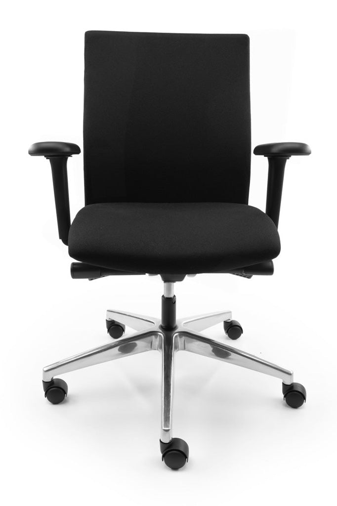 Refurbished Bureaustoel Se7en Comfort Zwart 3D NEN1335