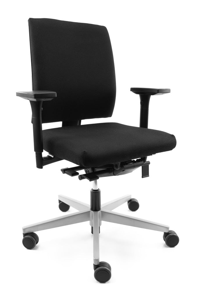 Refurbished Bureaustoel Sedus YA100 Zwart 3D NEN1335