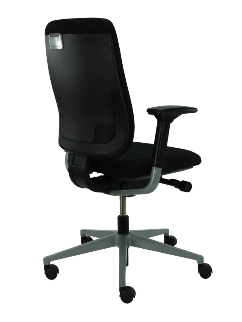 Refurbished Bureaustoel Steelcase Reply Zwart