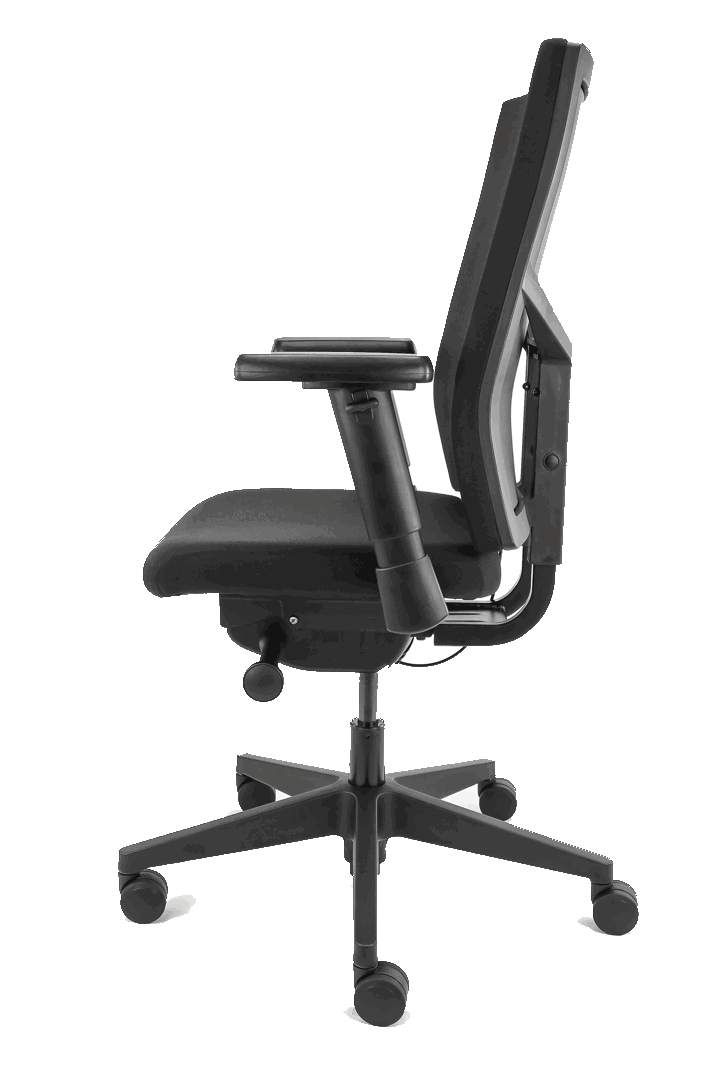 Refurbished Bureaustoel Workliving Zuidas Comfort Black Edition Special - Ergonomisch (N)EN 1335