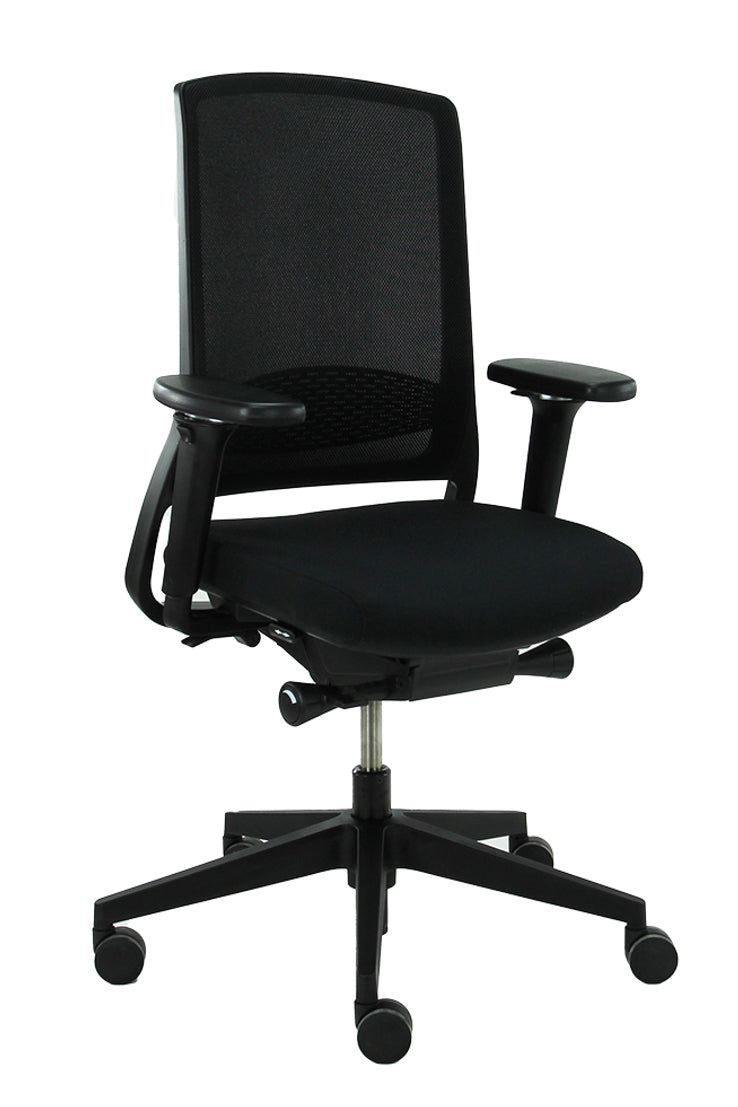 Refurbished Bureaustoel Gispen Zinn Smart Zwart