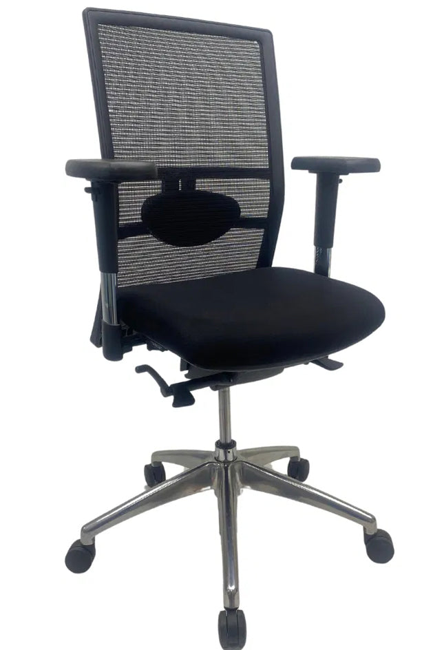 Refurbished Bureaustoel Gispen Omnis NPR1813 Chroom