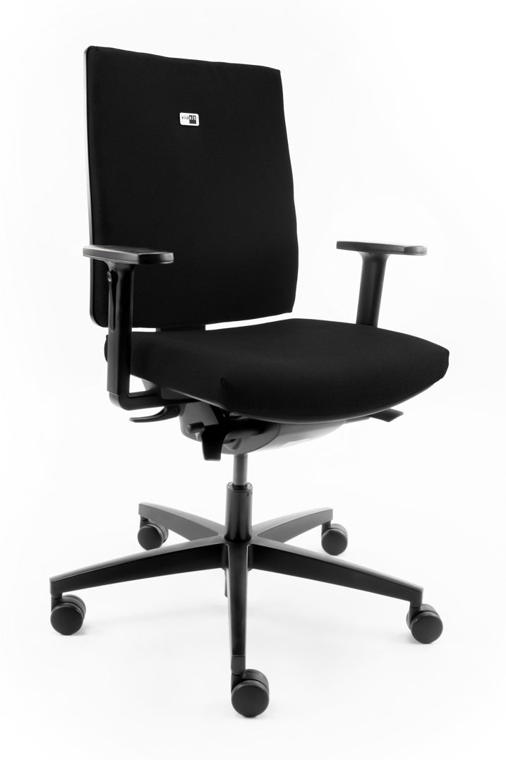 Refurbished Bureaustoel Viasit Linea NPR1813 Zwart