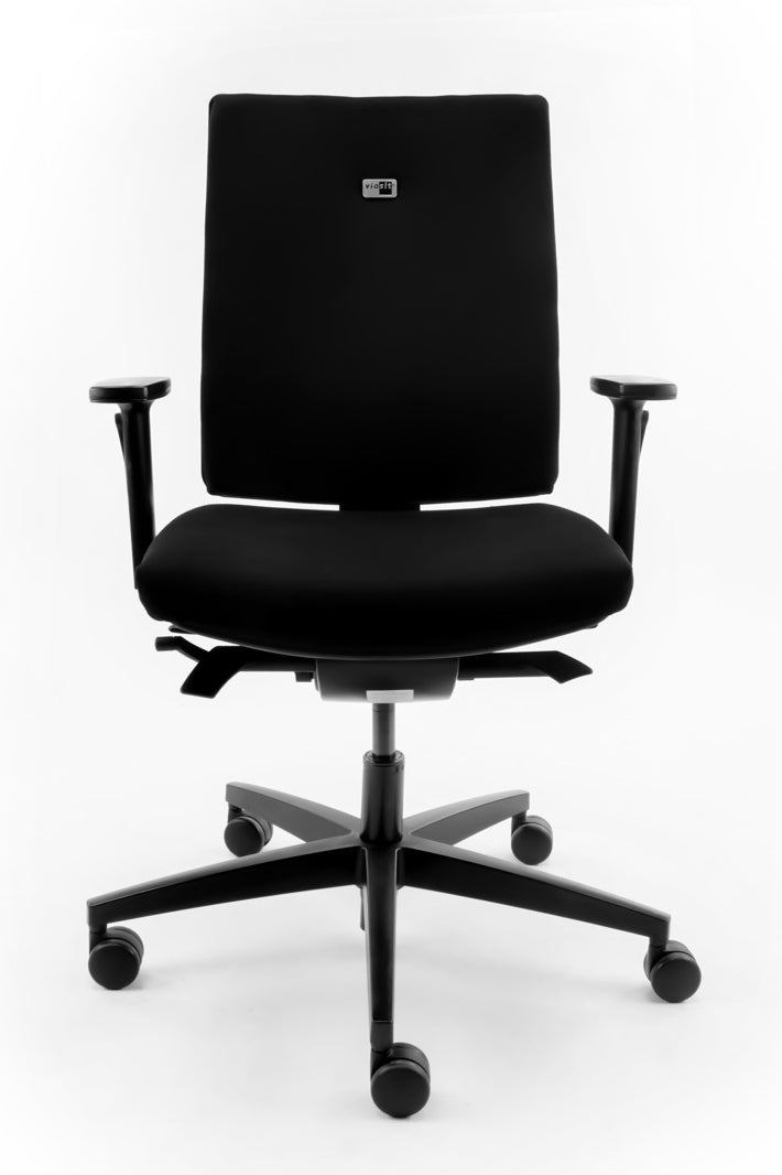 Refurbished Bureaustoel Viasit Linea NPR1813 Zwart