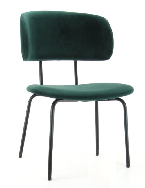 Workliving Eetkamerstoel Bo RS - Velvet Earth Forest - Workliving - Velvet eetkamerstoelen- Workliving