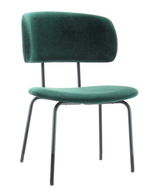 Workliving Eetkamerstoel Bo RS - Velvet Earth Teal - Workliving - Velvet eetkamerstoelen- Workliving