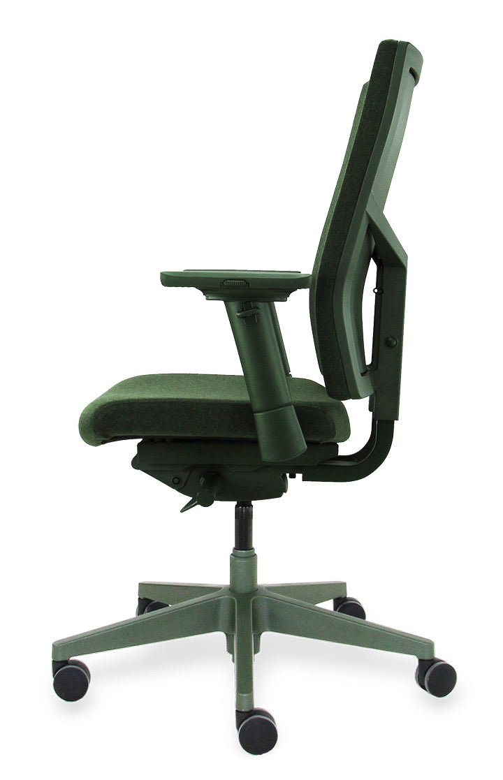 Workliving Zuidas Comfort Special Edition Groen - Zonder Lendensteun - Bureaustoel Ergonomisch Design (N)EN 1335