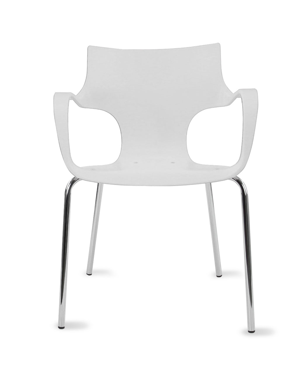 Workliving Jim Stoel - Lichtgrijs - Aluminium Onderstel