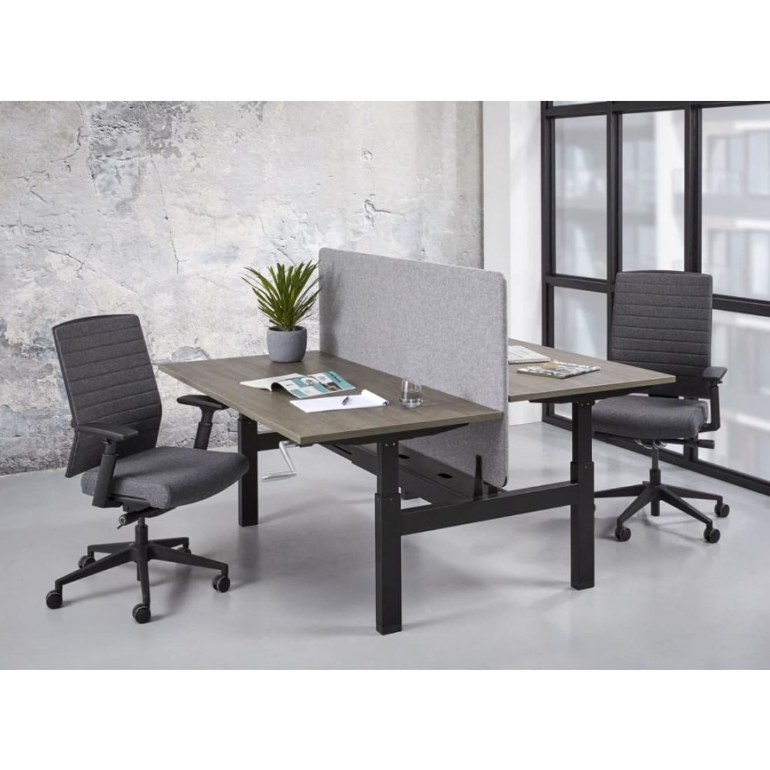 Duo Bureau Bench Zit/Zit Slinger Verstelbaar Manhatten -