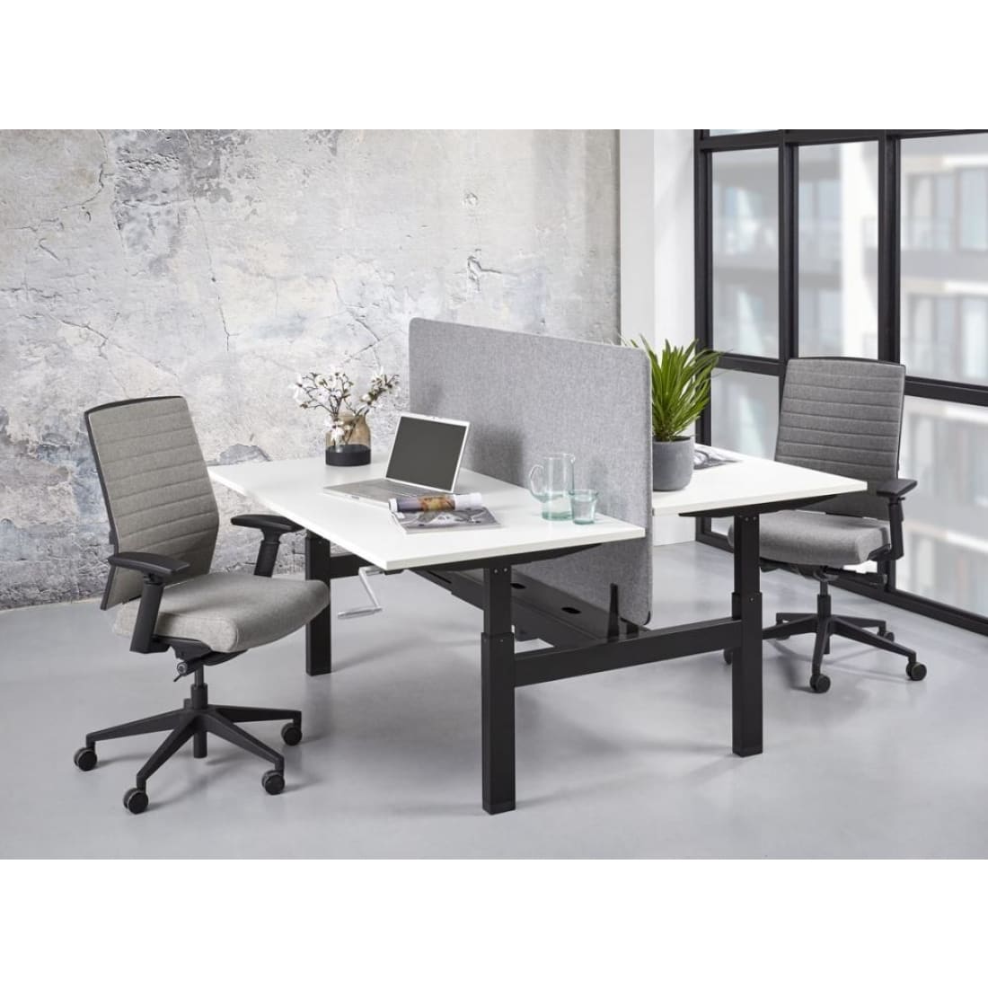 Duo Bureau Bench Zit/Zit Slinger Verstelbaar Manhatten -