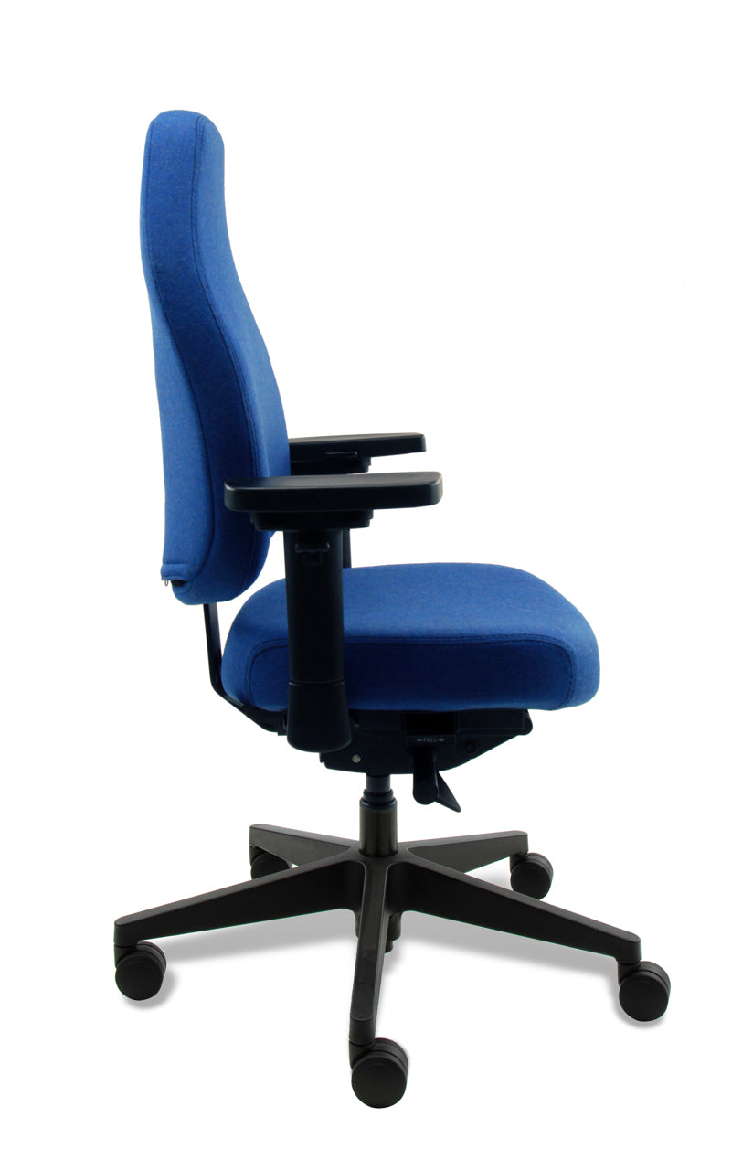 Sit And Move Therapod X Standaard - Blauw Wolvilt - Bureaustoel