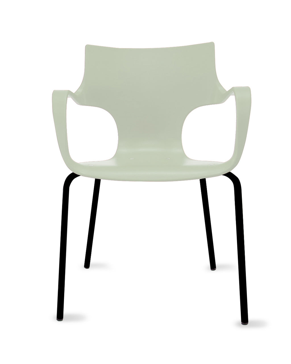 Workliving Jim Stoel - Sage - Zwart Onderstel
