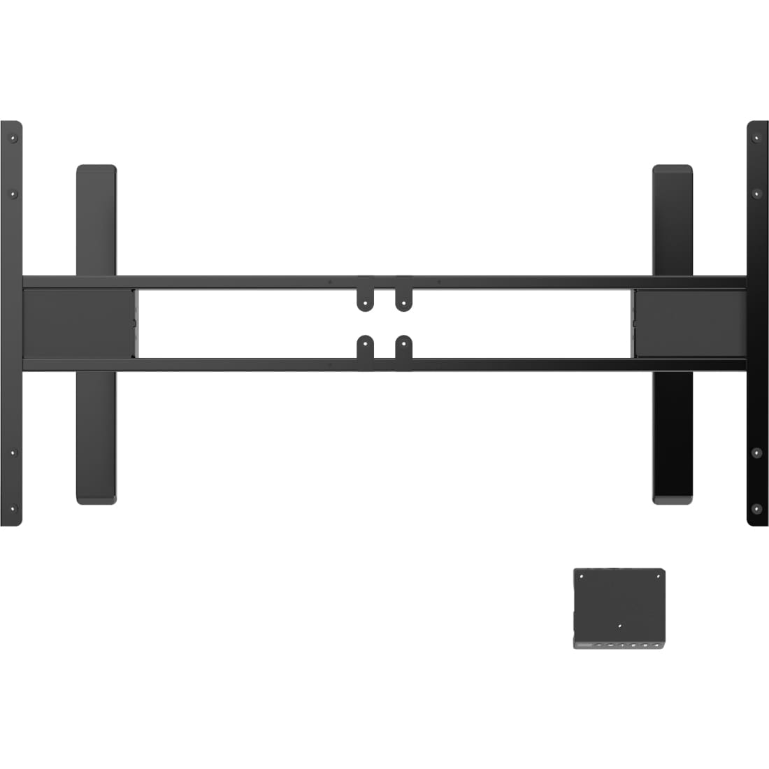 Elektrisch Verstelbaar Zit-Sta Bureau Frame NEN 527 Zwart