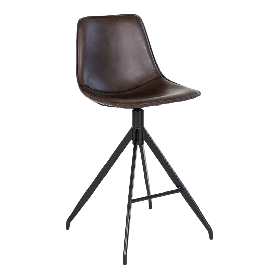 House Nordic 2 x Monaco barstoel bruin. - Barkrukken