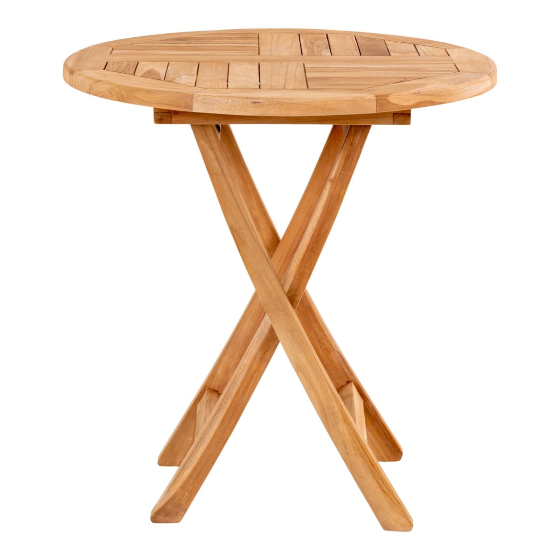 House Nordic Oviedo tuintafel Ø70 cm teakhout. - Ronde