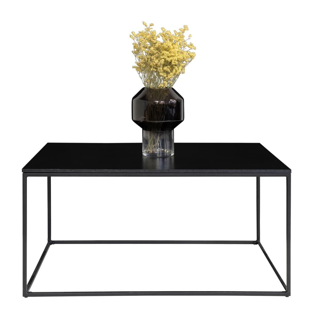 House Nordic Vita Salontafel - Zwart Frame - Zwart houtlook
