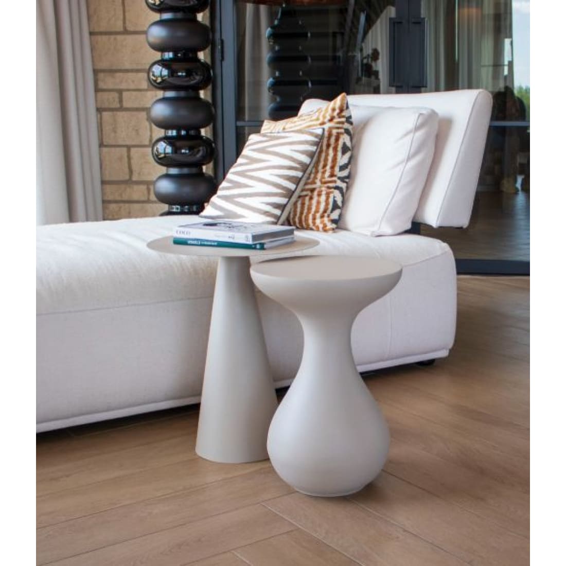 Kick Bijzettafel DEZ - Beige - Bijzettafels