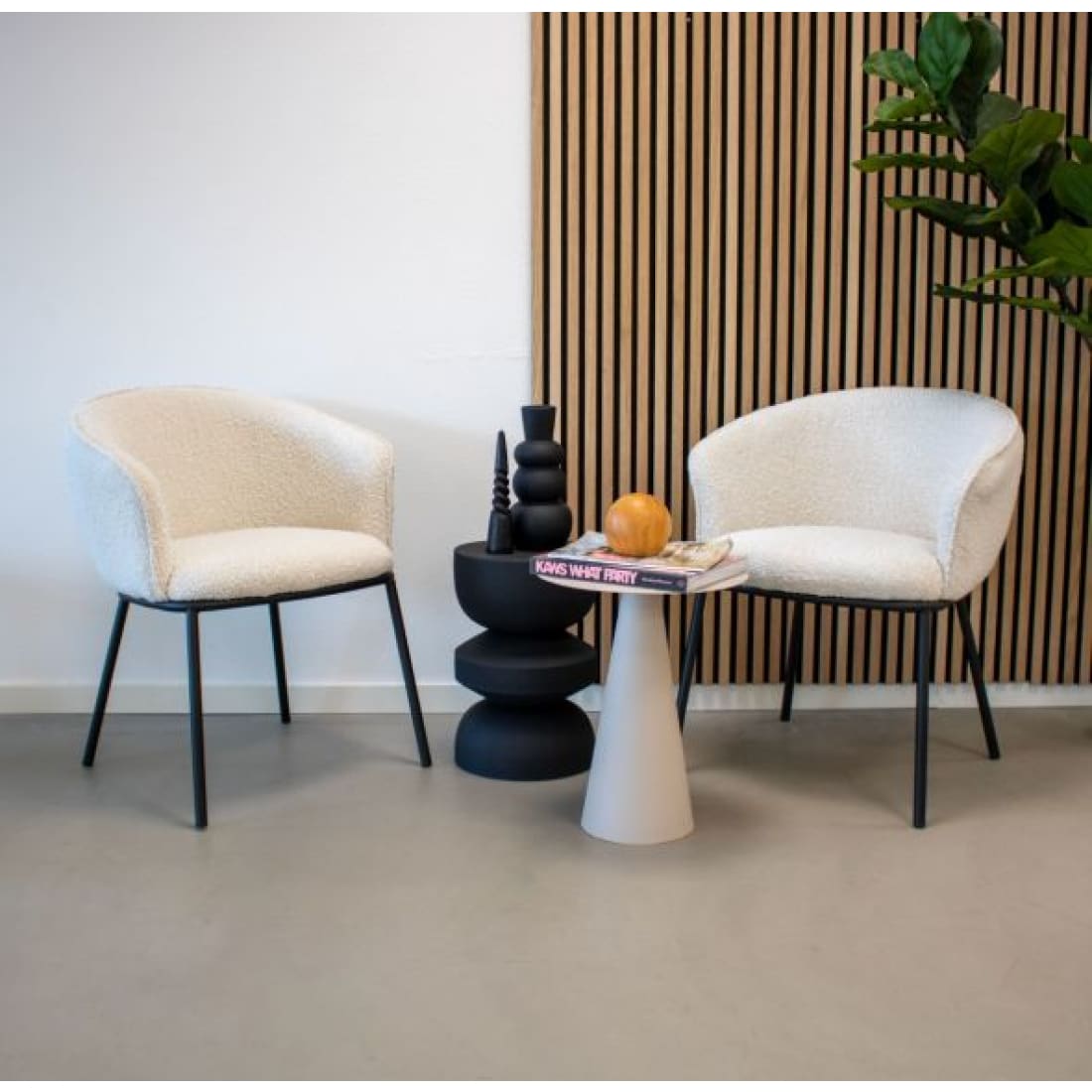 Kick bijzettafel Vic hoog - Beige