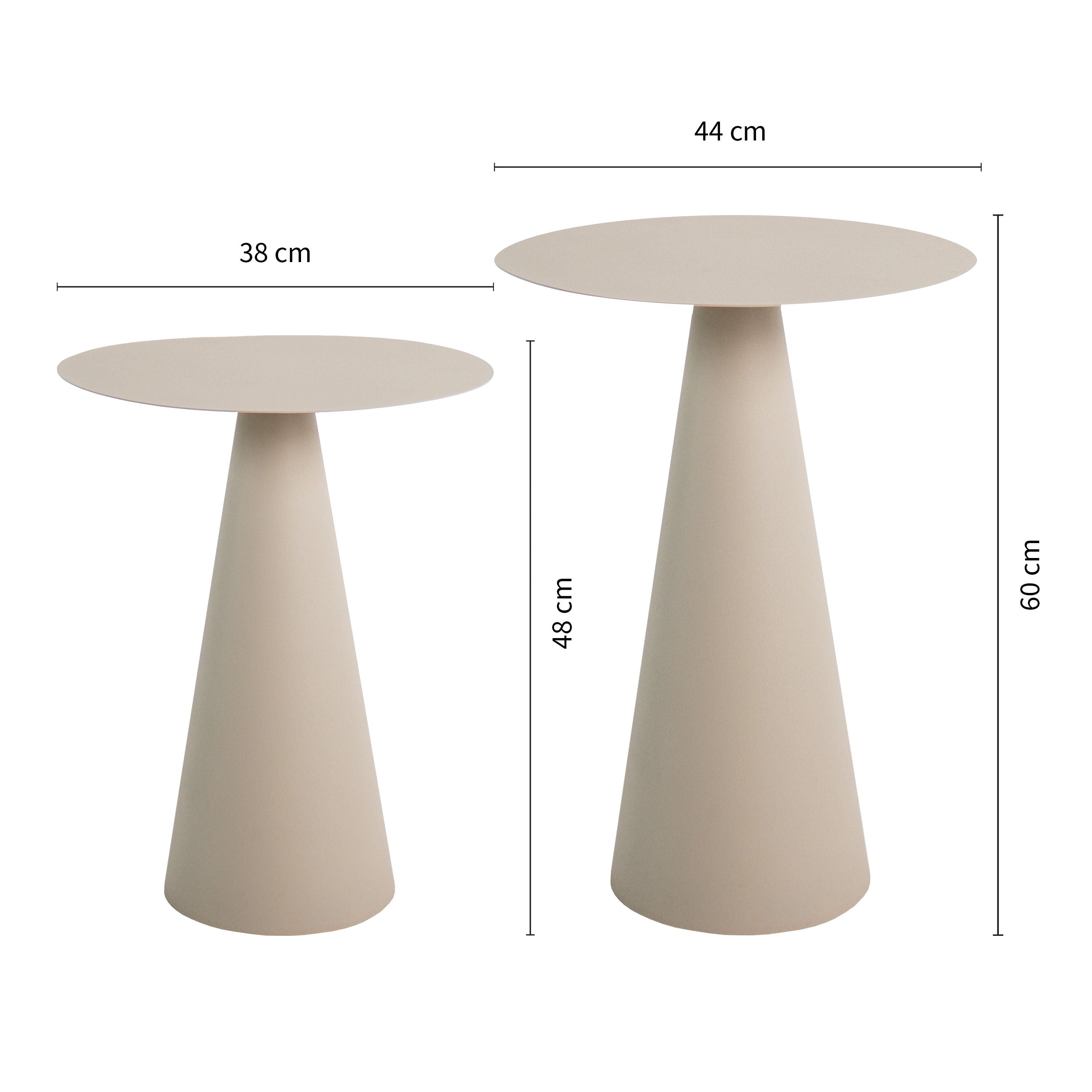 Kick Bijzettafel VIC Hoog - Beige