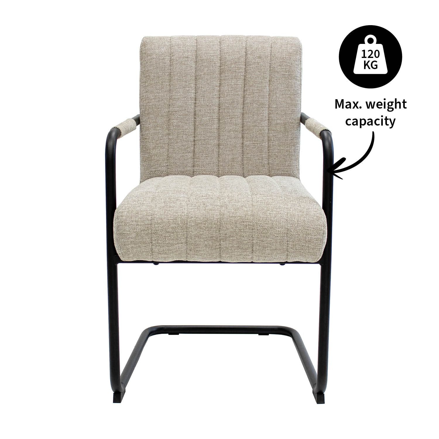 Kick Isa buisframe stoel - Beige