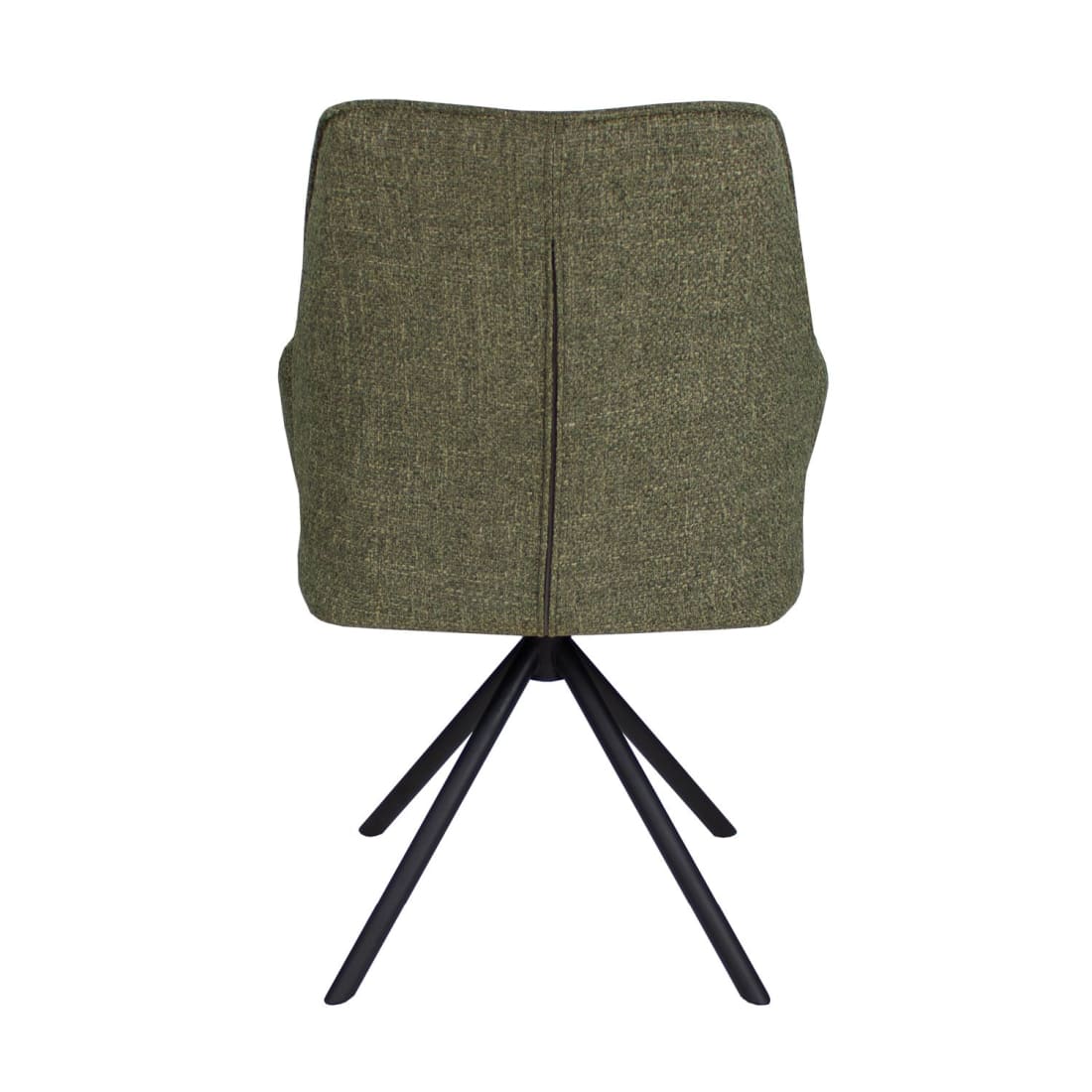 Kick eetkamerstoel Alex - Groen - Katoen eetkamerstoelen