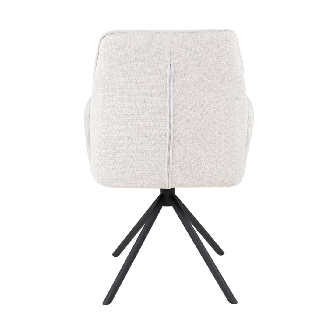 Kick eetkamerstoel Alex - Wit - Katoen eetkamerstoelen