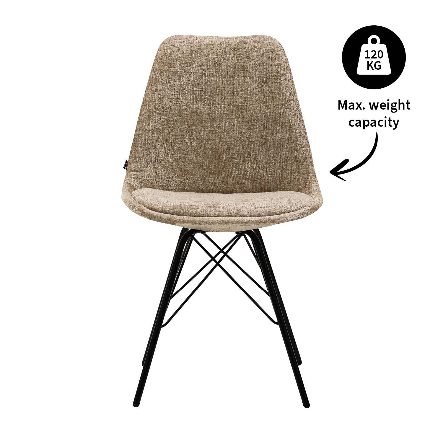 Kick Bren Eetkamerstoel - Beige