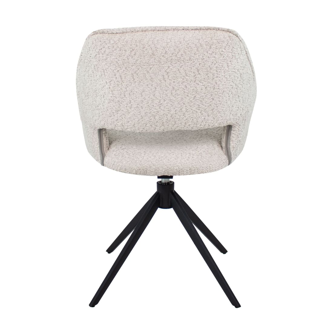 Kick Eetkamerstoel Draaibaar Owen - Boucle Creme - Bouclé