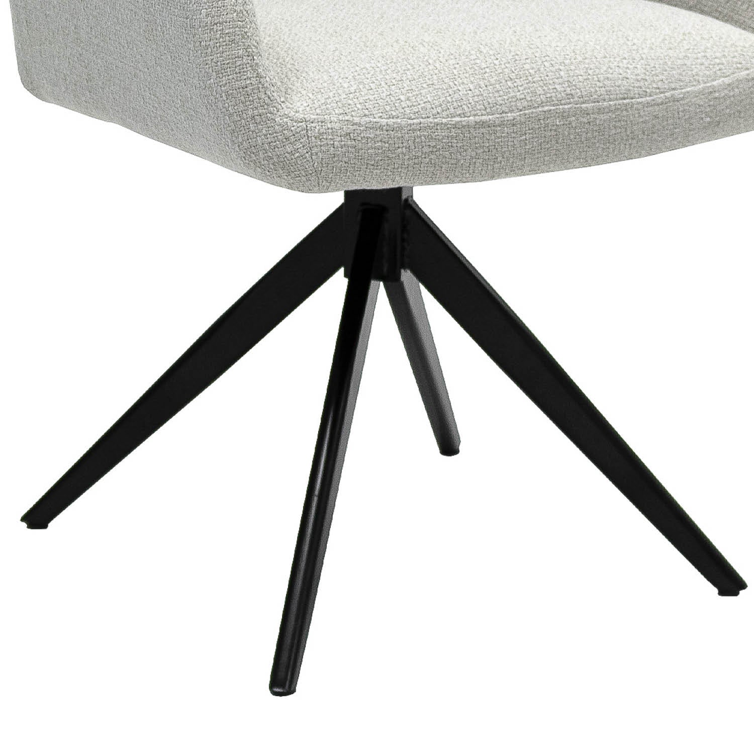 Kick Ravi turning chair - White