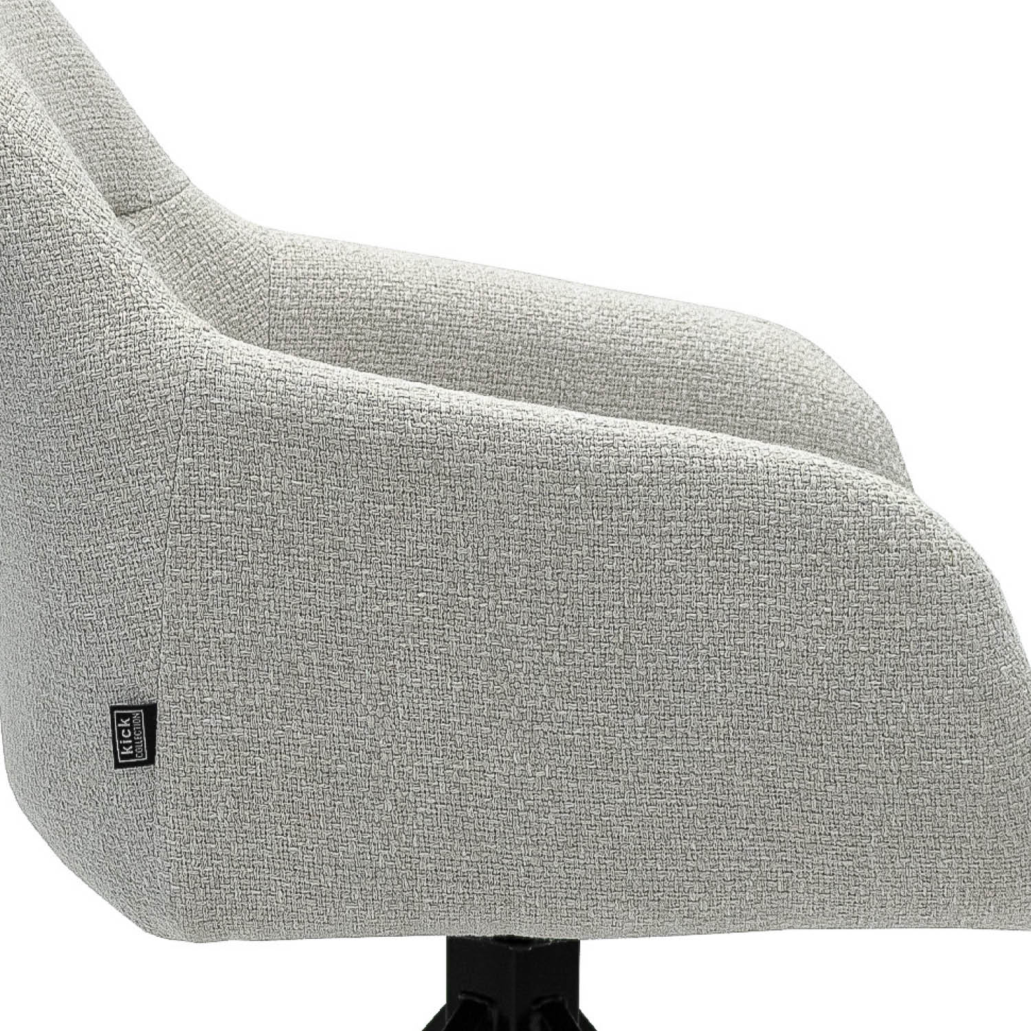Kick Ravi turning chair - White