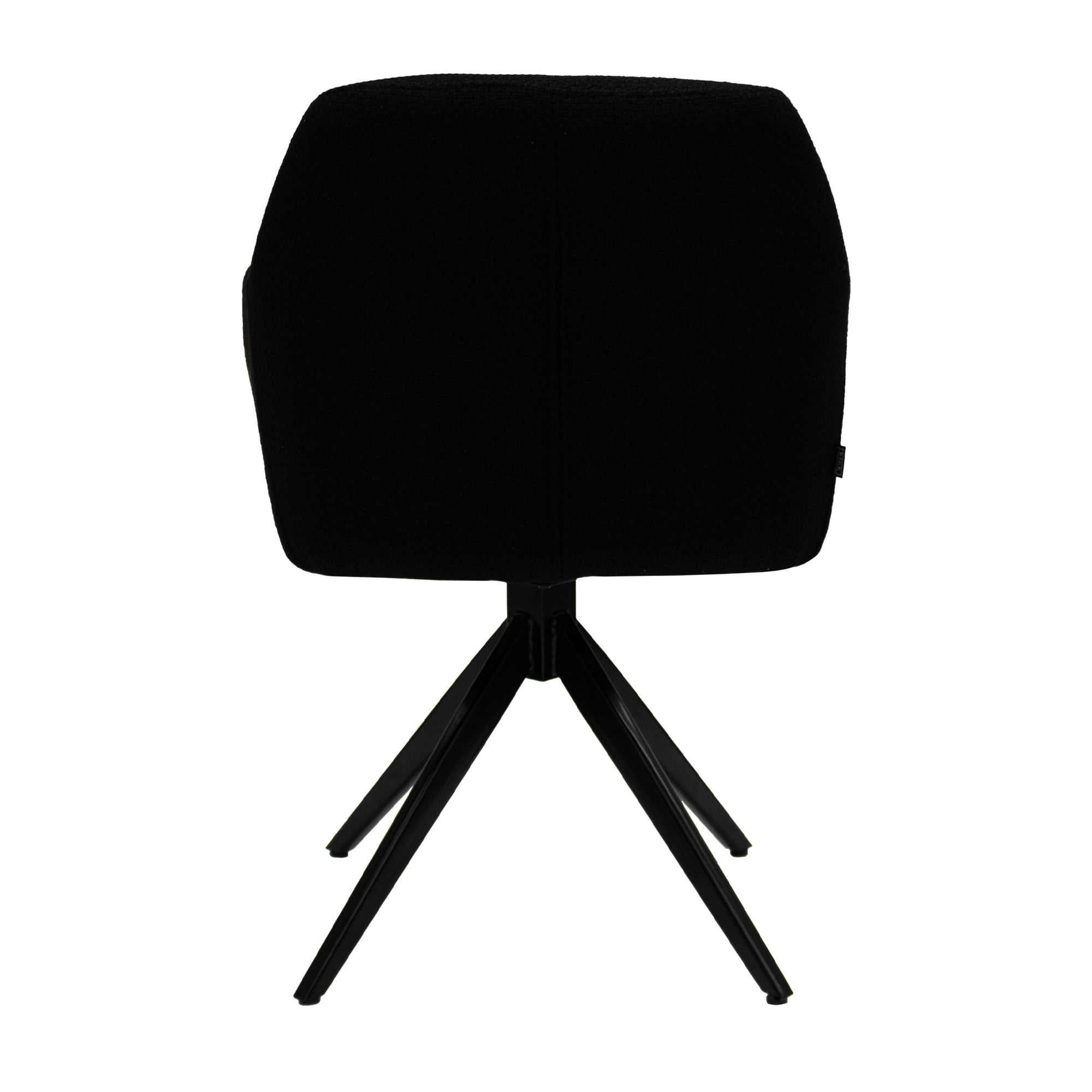 Kick Ravi turning chair - Black